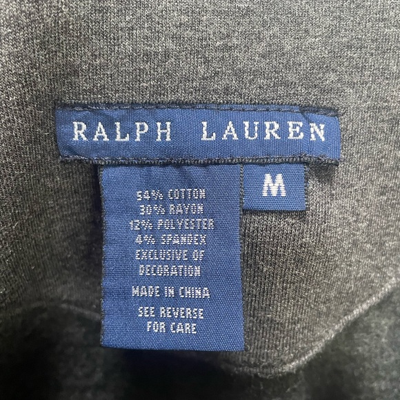 Ralph Lauren Charcoal Blazer with Gold Crest - Picture 8 of 9